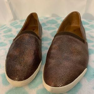 Frye Melanie multicolor metallic slip ons 9
